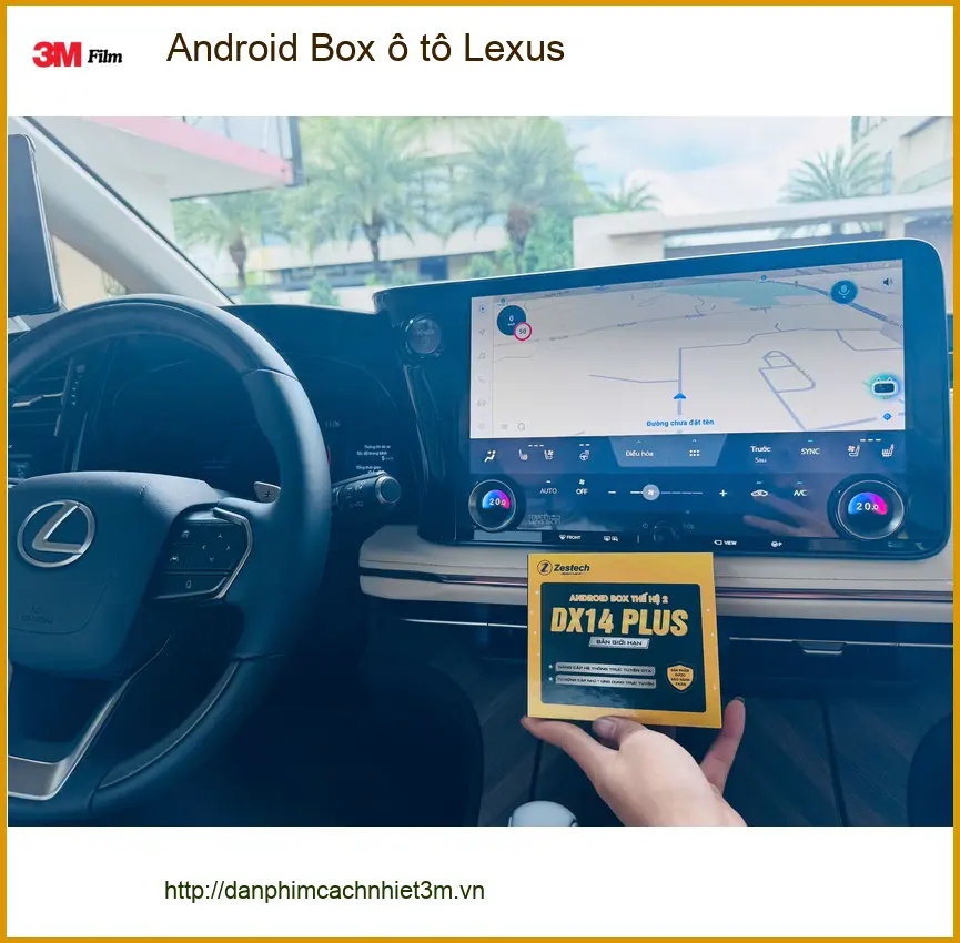 Chị Thảo Lexus RX350 lắp Android Box ô tô Quận 9 để có Google Maps và YouTube ảnh thực tế 4