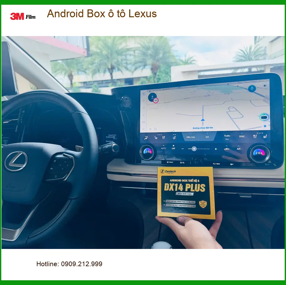 Bác Vĩnh lắp Android Box cho Lexus ES250 tại Quận 4, tận hưởng tiện ích