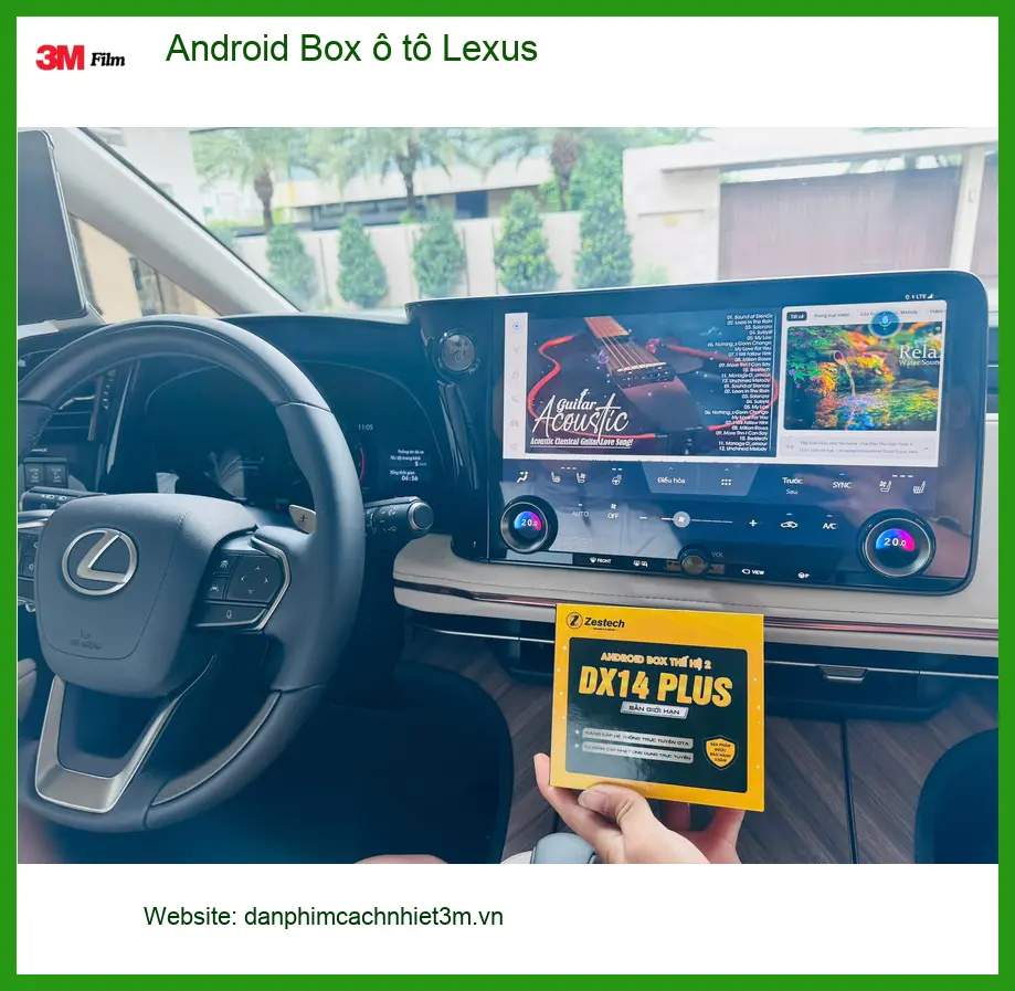 Bác Vĩnh lắp Android Box cho Lexus ES250 tại Quận 4, tận hưởng tiện ích ảnh thực tế 2