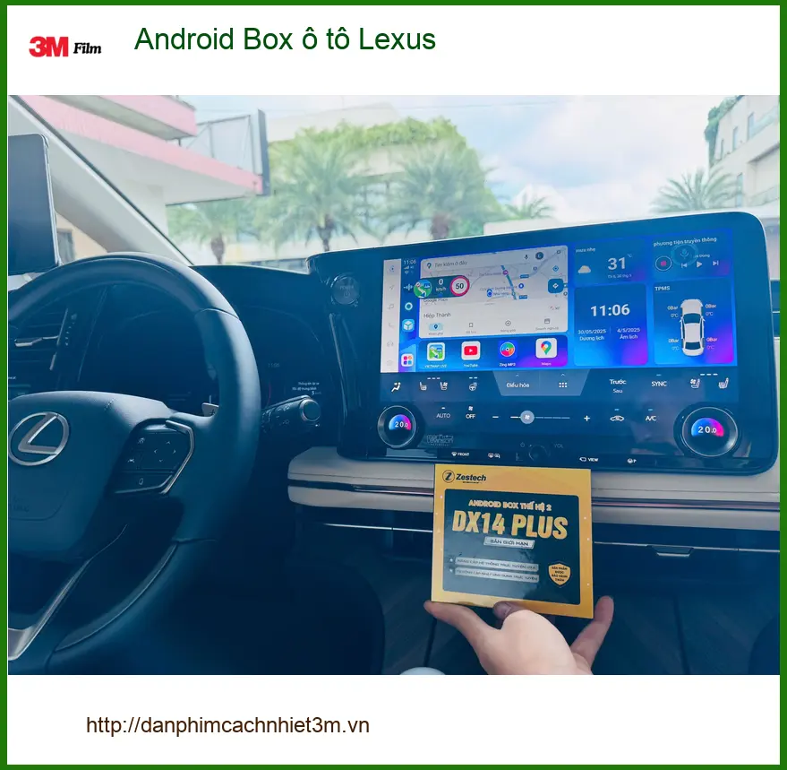 Bác Vĩnh lắp Android Box cho Lexus ES250 tại Quận 4, tận hưởng tiện ích ảnh thực tế 3