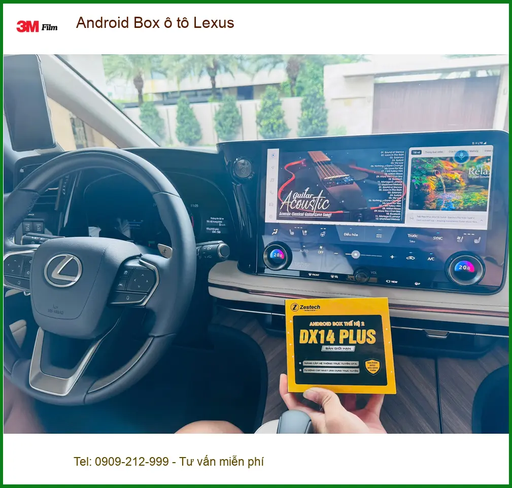 Bác Vĩnh lắp Android Box cho Lexus ES250 tại Quận 4, tận hưởng tiện ích ảnh thực tế 4