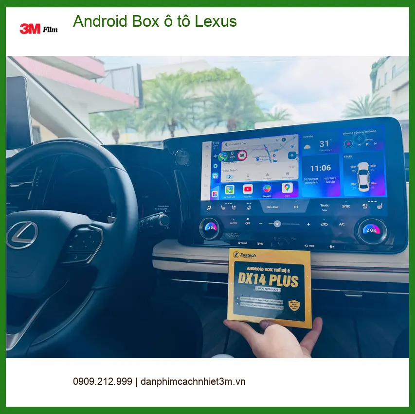 Anh Tấn lắp Android Box ô tô Lexus tại Quận 2 để nâng tầm trải nghiệm giải trí ảnh thực tế 2
