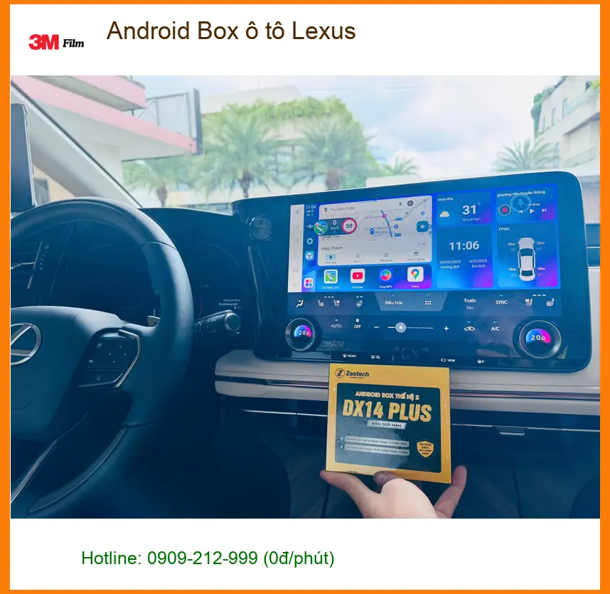 Anh Tấn lắp Android Box ô tô Lexus tại Quận 2 để nâng tầm trải nghiệm giải trí ảnh thực tế 4