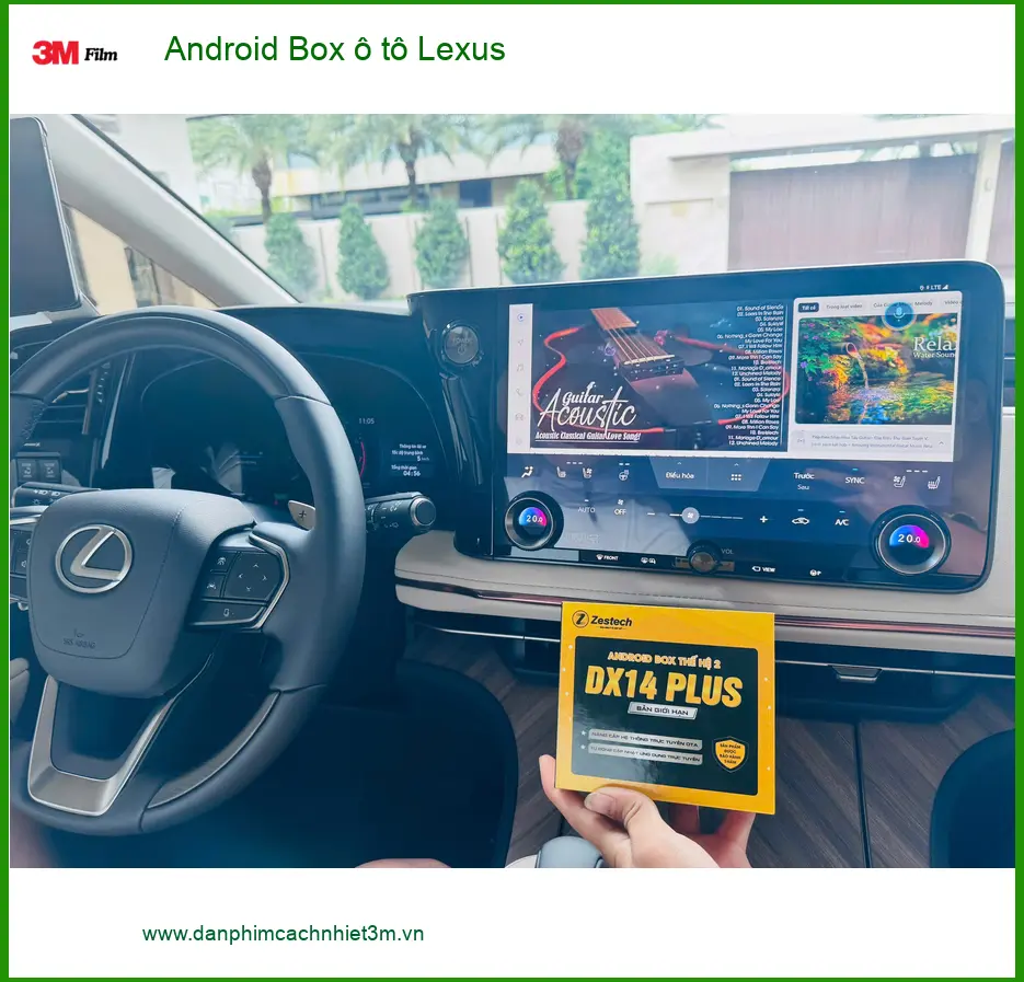 Chị Minh Anh lắp Android Box ô tô Lexus tại Hóc Môn để giải trí mượt mà trên xe