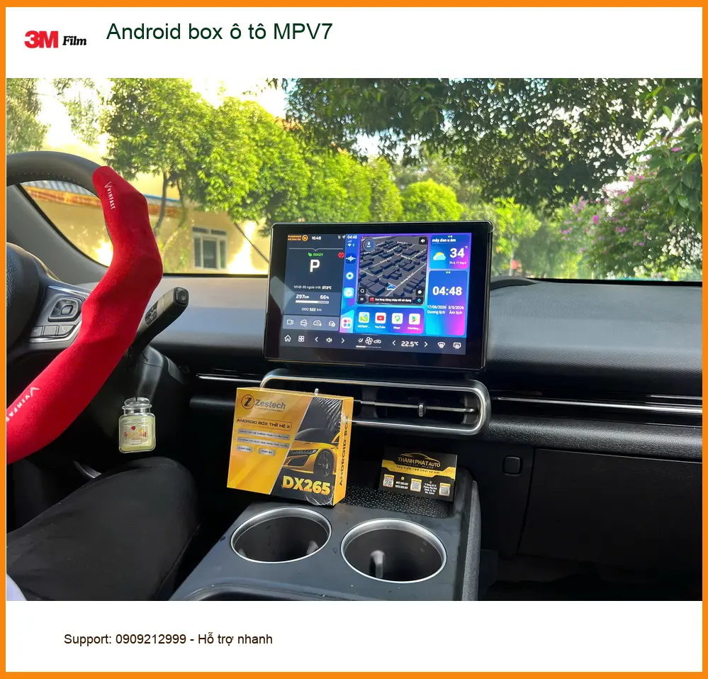 Anh Khang lắp Android box ô tô MPV7 cho Honda HR-V tại Quận Thủ Đức để giải trí trên xe