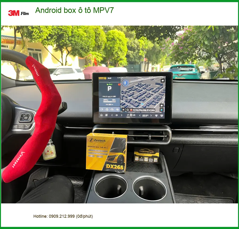 Anh Khang lắp Android box ô tô MPV7 cho Honda HR-V tại Quận Thủ Đức để giải trí trên xe ảnh thực tế 2