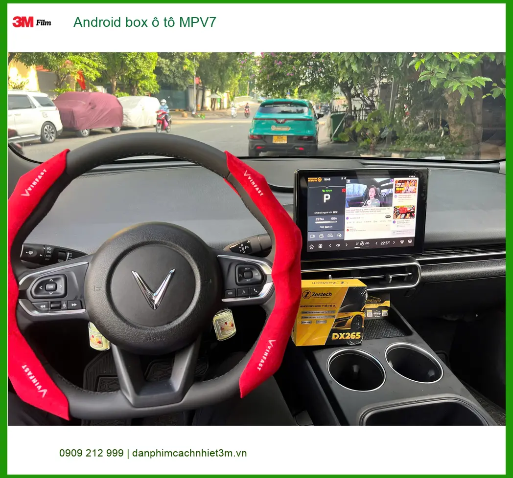 Chị Lan Anh gắn Android box ô tô MPV7 tại Quận 8 cho Mitsubishi Xpander