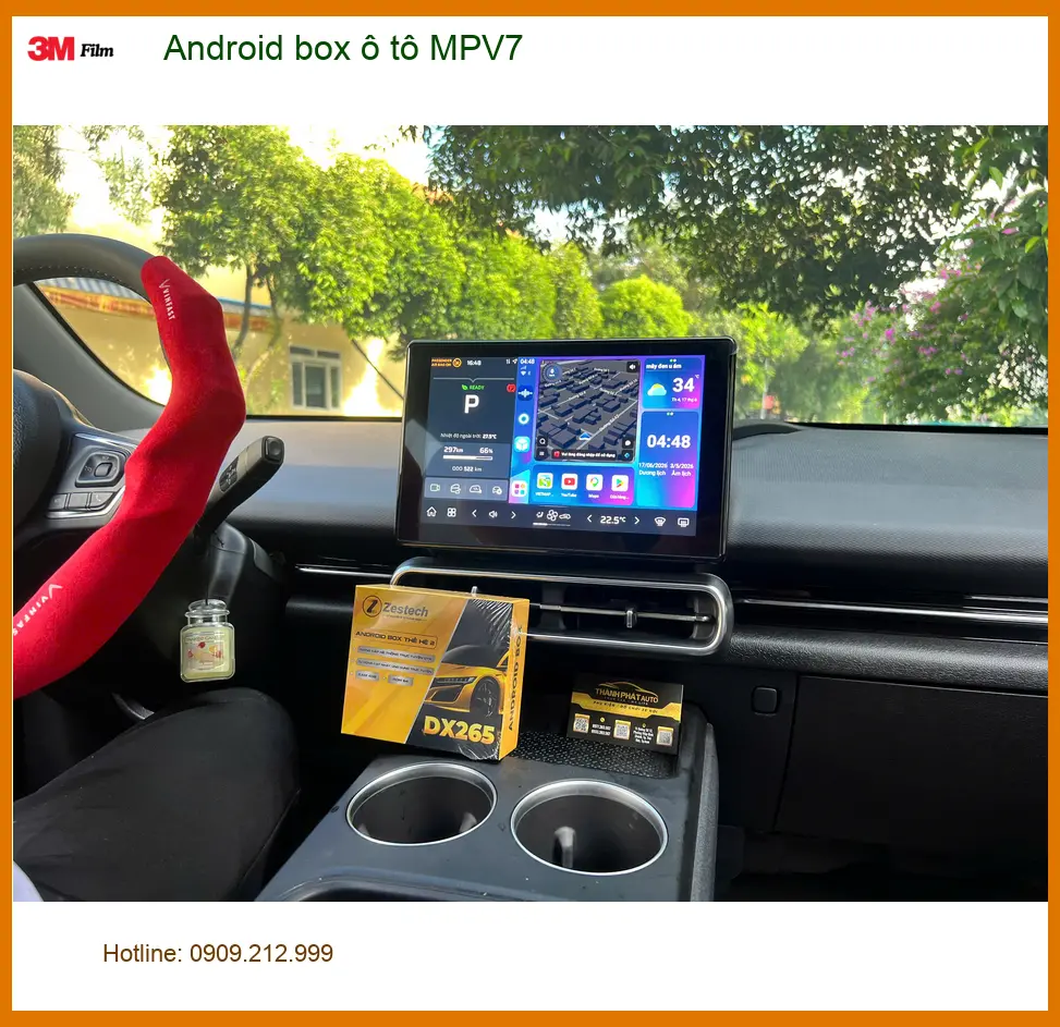 Chị Lan Anh gắn Android box ô tô MPV7 tại Quận 8 cho Mitsubishi Xpander ảnh thực tế 2