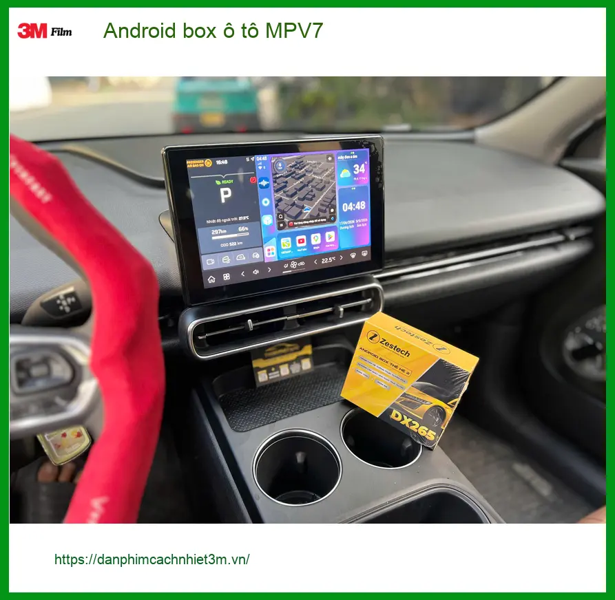 Chị Lan Anh gắn Android box ô tô MPV7 tại Quận 8 cho Mitsubishi Xpander ảnh thực tế 4