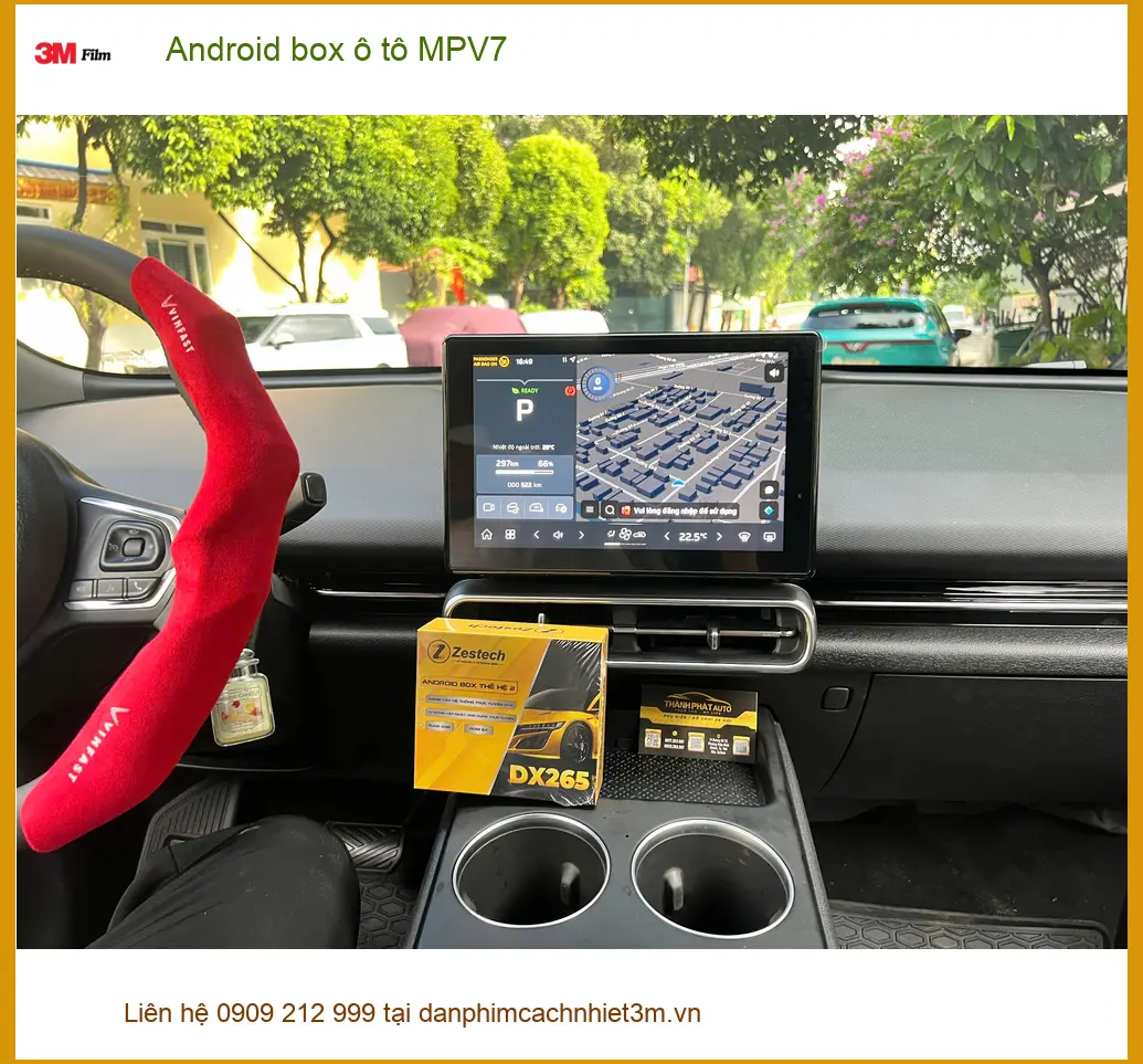 Anh Tùng lắp Android box ô tô MPV7 cho Toyota Camry 2023 tại Quận 1 để giải trí mượt mà ảnh thực tế 4