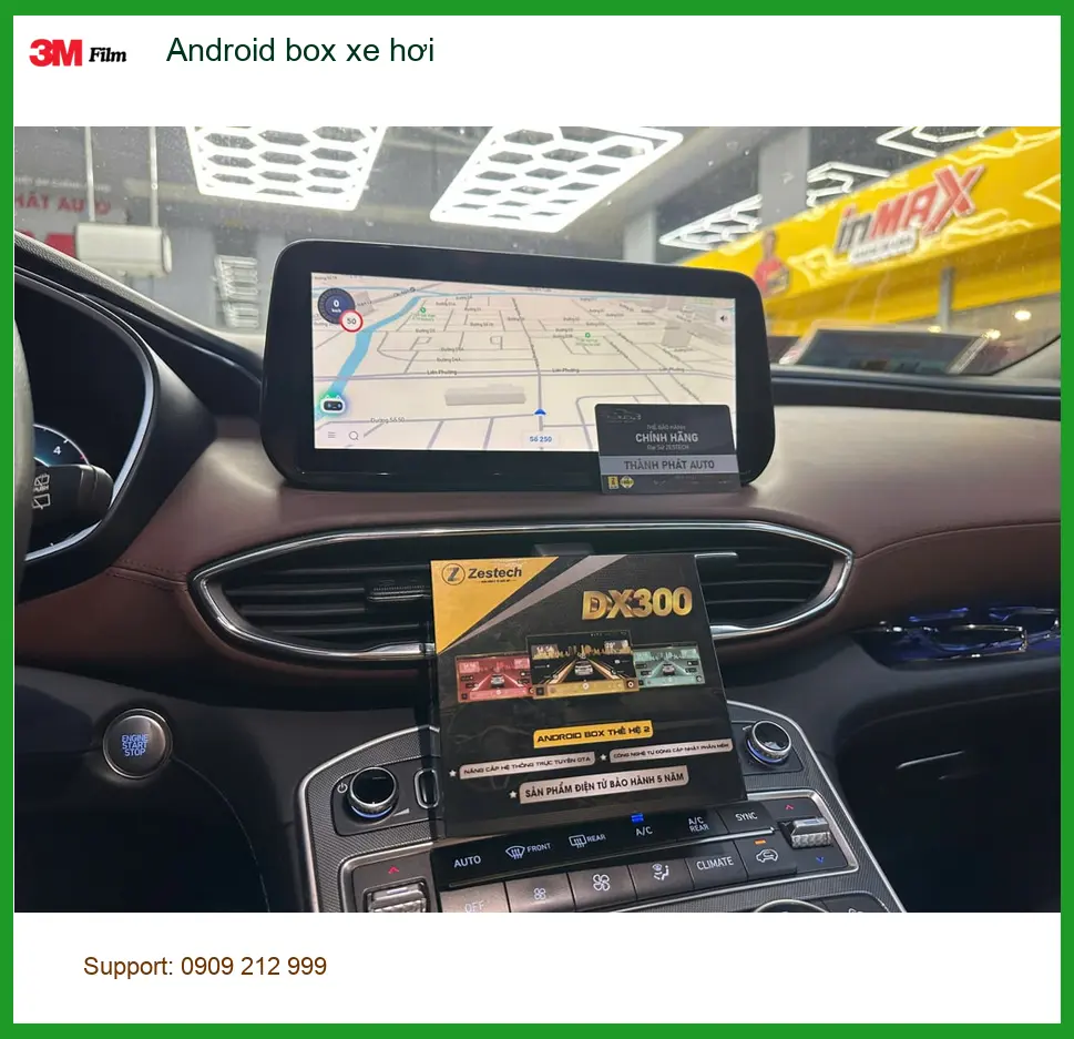 Chị Thảo lắp Android box xe hơi Hyundai Creta tại Quận Bình Tân xem YouTube tiện lợi.