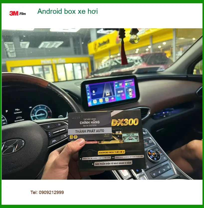 Chị Yến lắp Android Box Zestech cho Mazda 3 tại Quận 10 xem Youtube ảnh thực tế 2