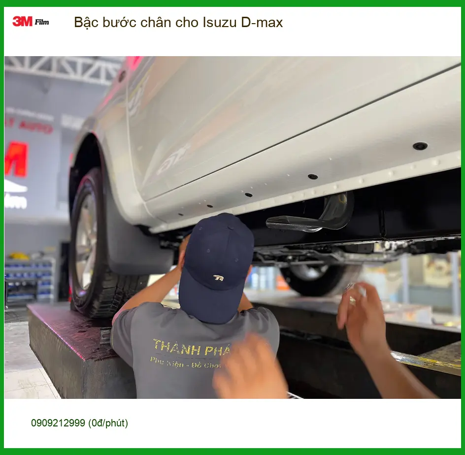 Anh Khang lắp bậc bước chân cho Isuzu D-max tại Quận 6 để tiện lợi cho gia đình ảnh thực tế 2