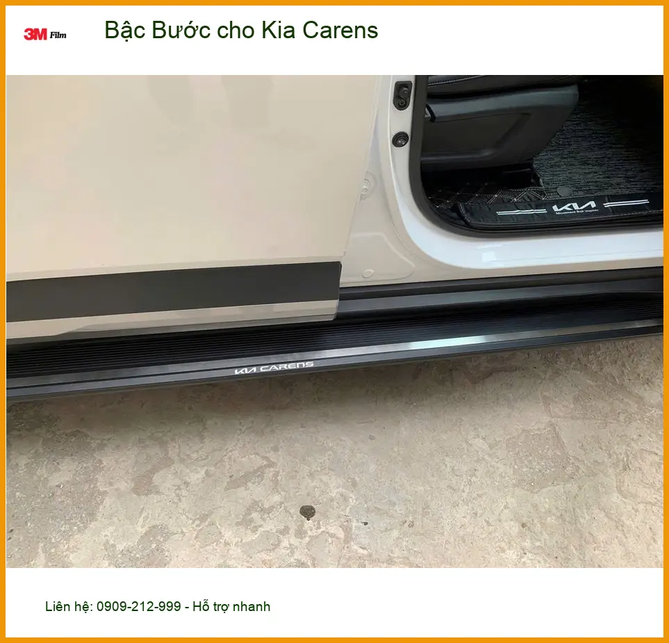 Anh Quang lắp Bậc Bước cho Kia Carens để cả nhà lên xuống tiện hơn tại Quận Bình Tân ảnh thực tế 3
