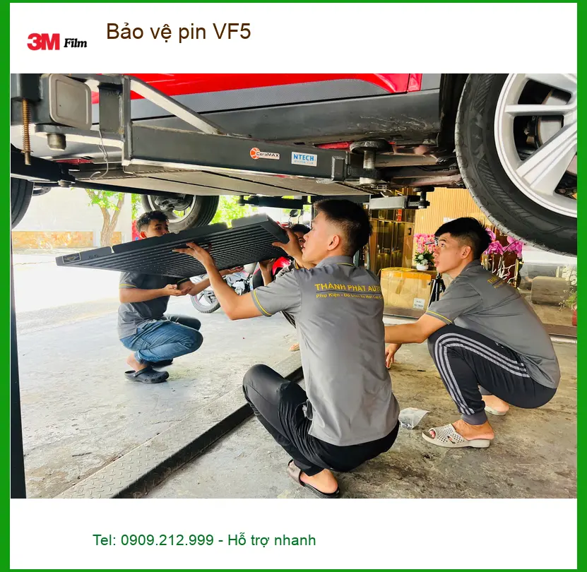 Anh Tuấn bảo vệ pin VinFast VF5 tại Hóc Môn để đảm bảo tuổi thọ lâu dài ảnh thực tế 3
