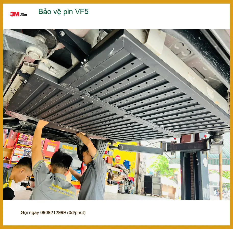 Chú Cảnh bảo vệ pin VF5 tại Quận 12 để xe luôn bền bỉ và hiệu quả