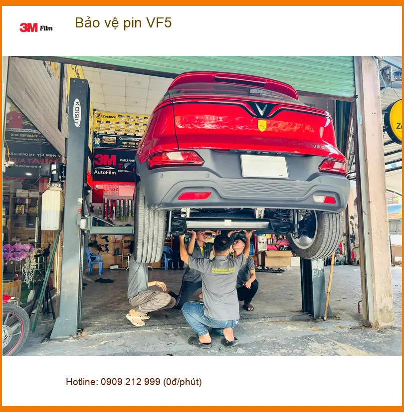 Chú Cảnh bảo vệ pin VF5 tại Quận 12 để xe luôn bền bỉ và hiệu quả ảnh thực tế 2