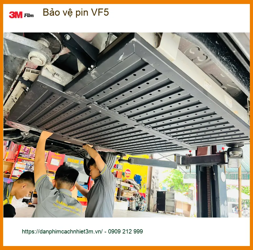 Anh Minh bảo vệ pin VinFast VF5 tại Quận Thủ Đức để tăng tuổi thọ
