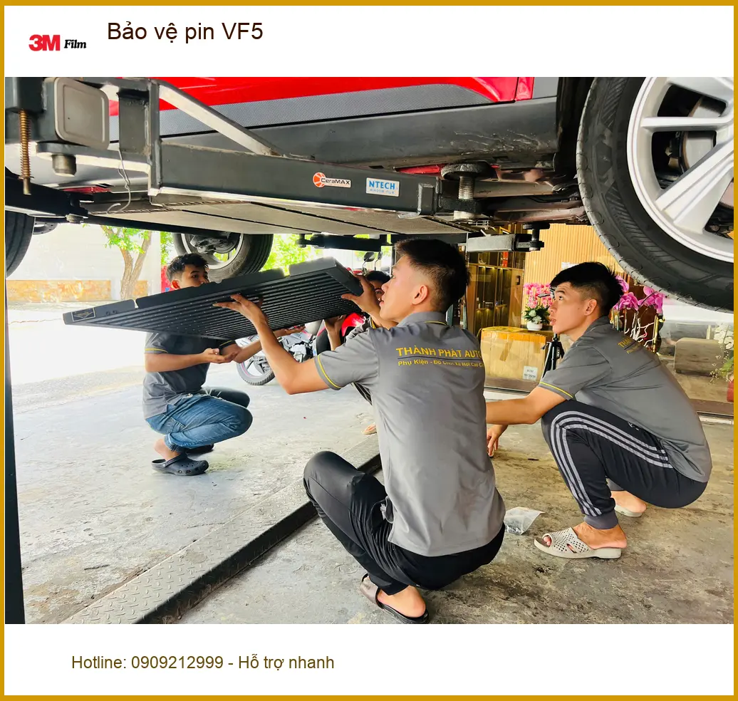 Anh Khải VinFast VF5 bảo vệ pin tại Quận Bình Tân vì lo pin xuống cấp nhanh