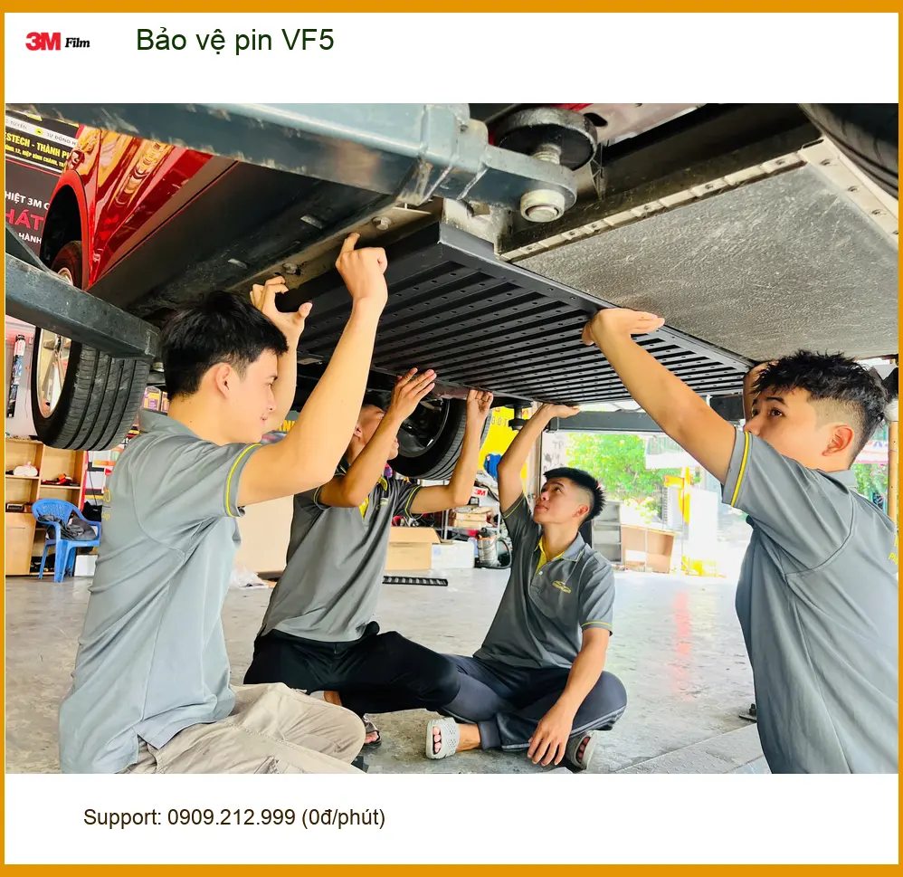 Chị Thùy Trang bảo vệ pin VinFast VF5 tại Gò Vấp tránh chai pin do sạc không đúng cách ảnh thực tế 2