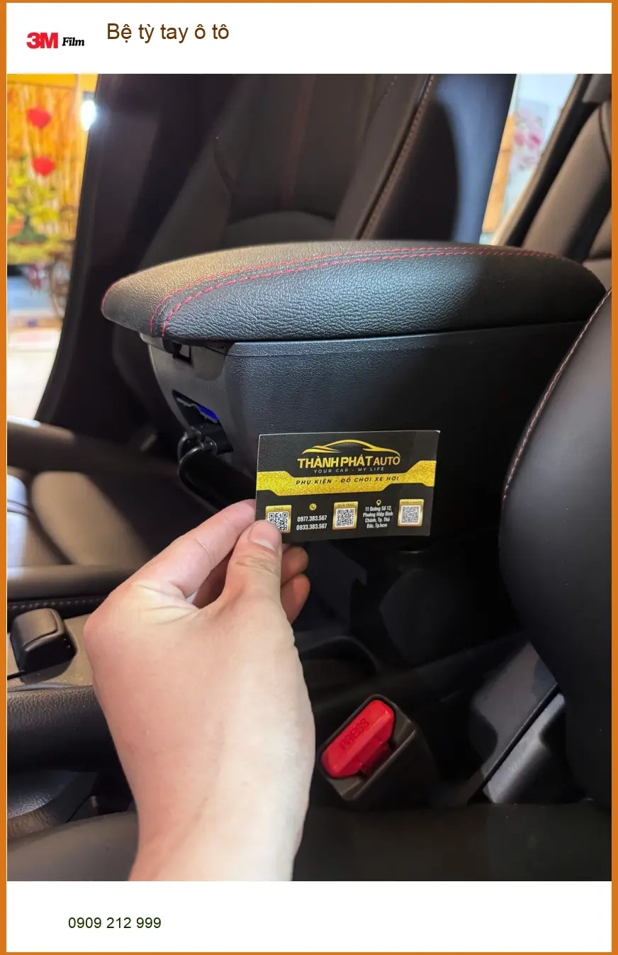 Anh Khang lắp Bệ tỳ tay ô tô Ford Everest Quận 12 lái xe đỡ mỏi