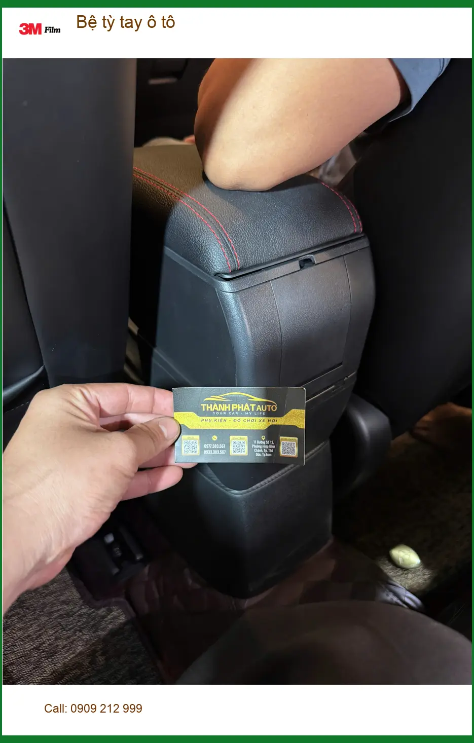 Anh Khang lắp Bệ tỳ tay ô tô Ford Everest Quận 12 lái xe đỡ mỏi ảnh thực tế 2