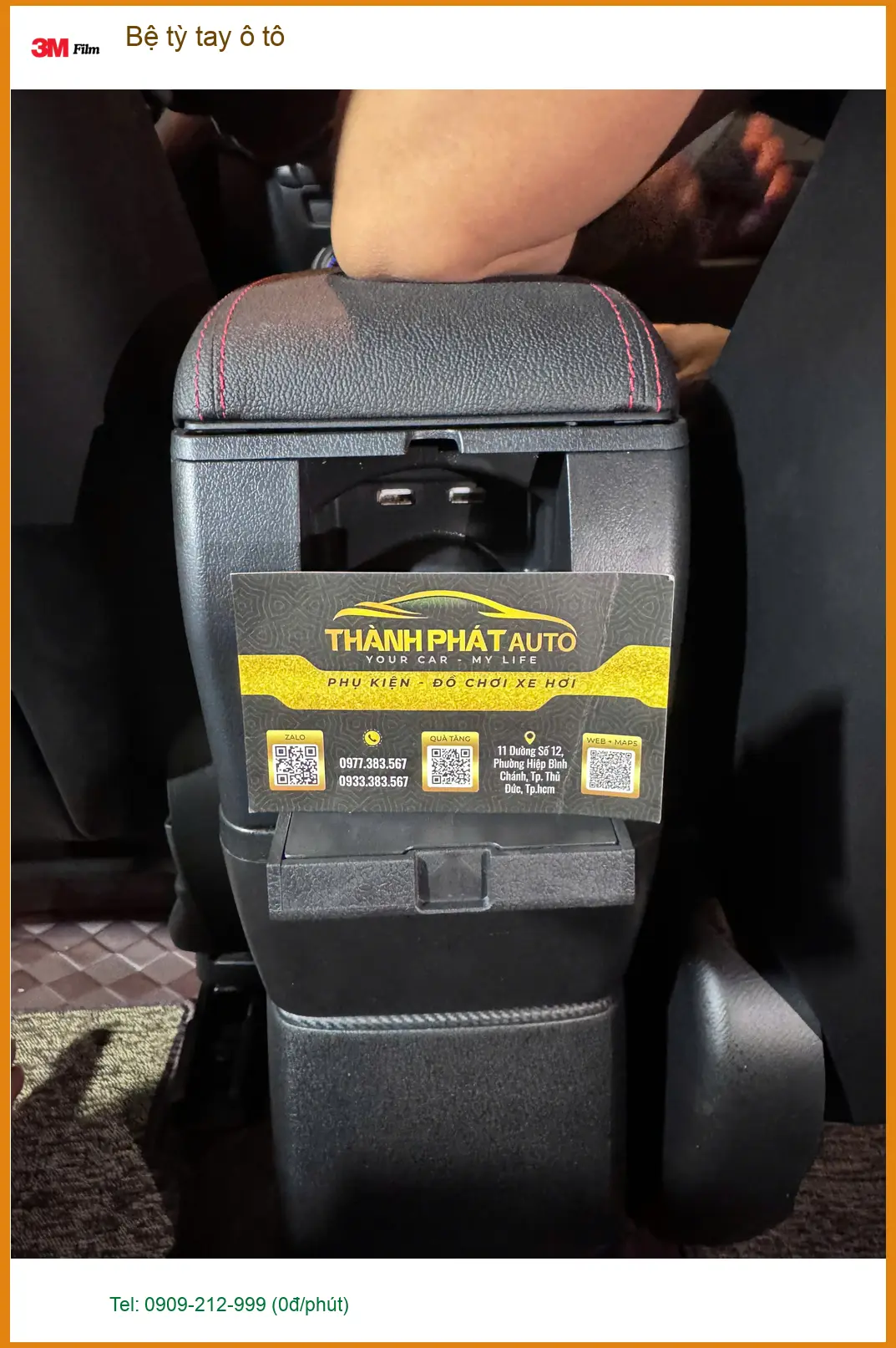 Anh Khang lắp Bệ tỳ tay ô tô Ford Everest Quận 12 lái xe đỡ mỏi ảnh thực tế 4