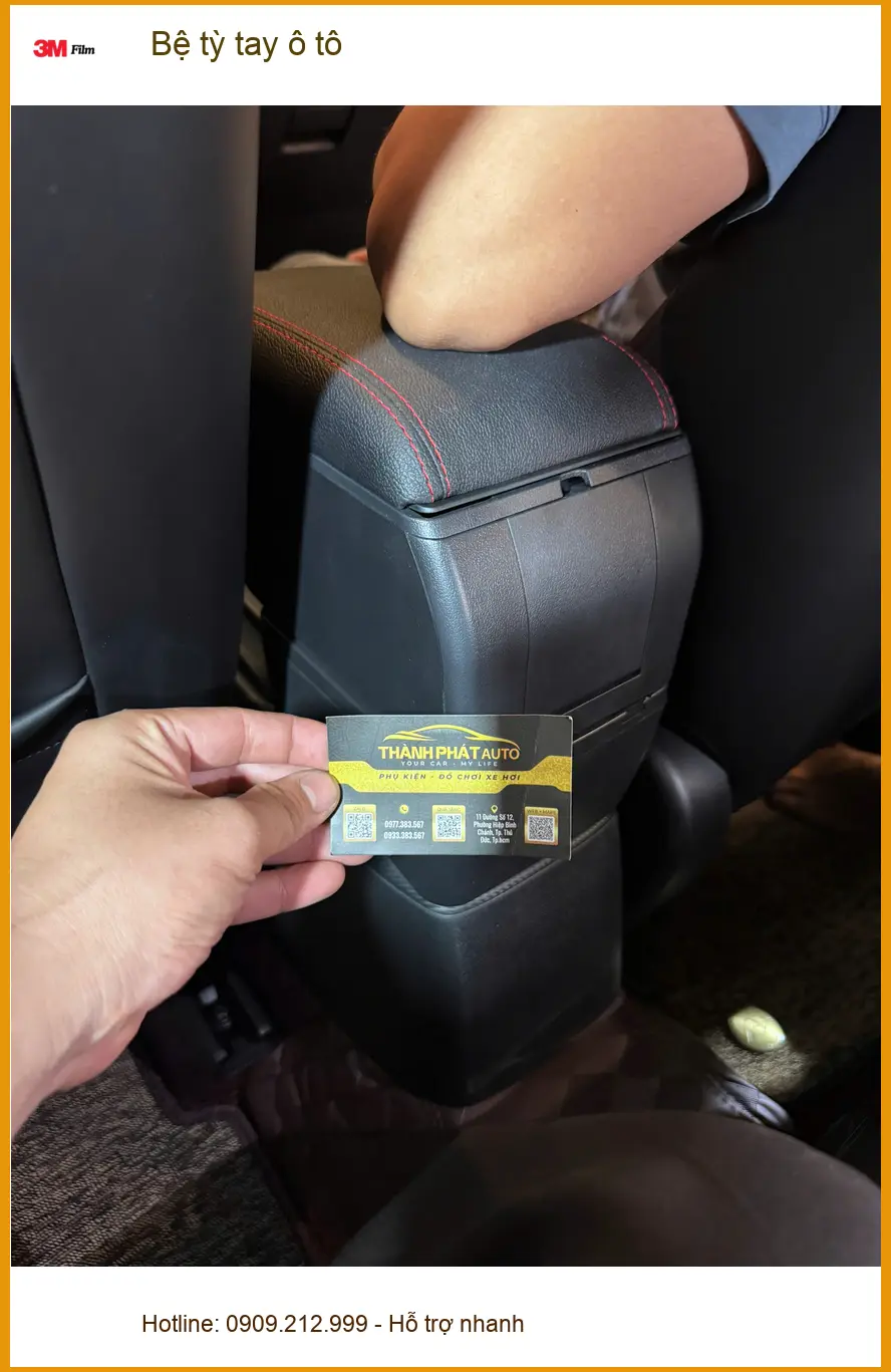 Anh Quang lắp bệ tỳ tay ô tô Mazda 3 Quận Phú Nhuận cho chuyến đi xa ảnh thực tế 3