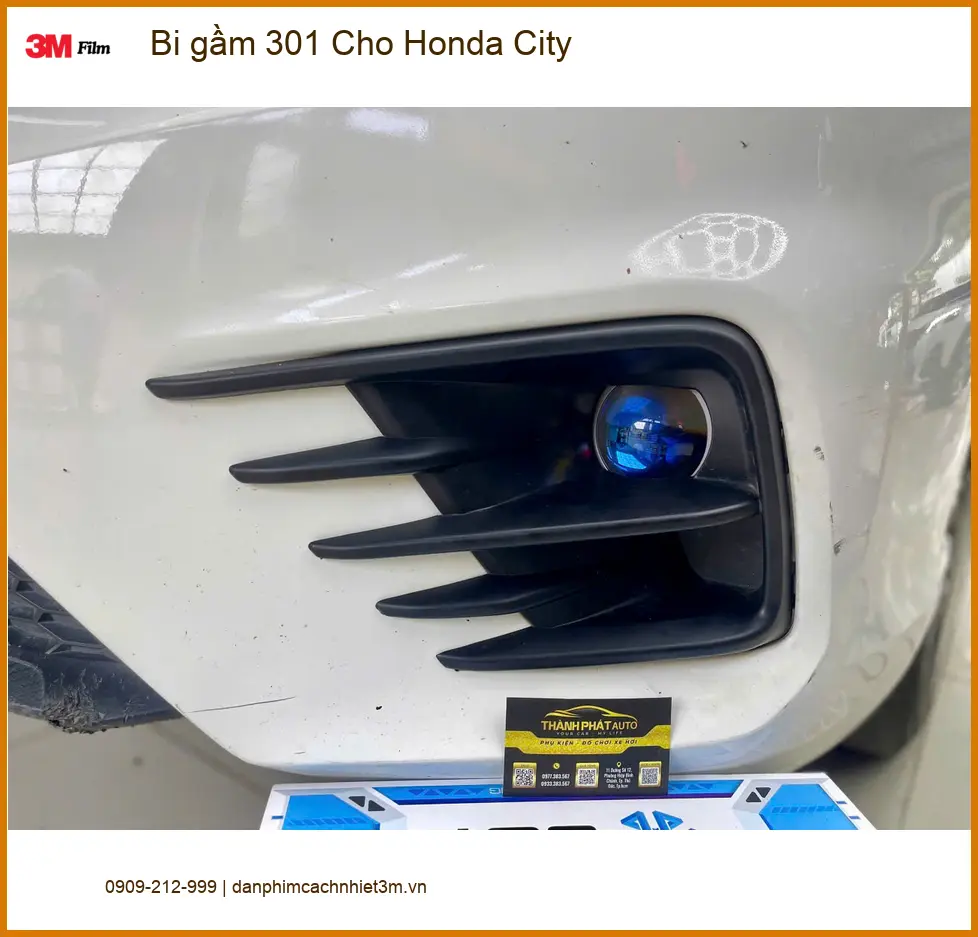 Anh Minh lắp bi gầm 301 cho Honda City tại Quận 5 vì đèn zin yếu