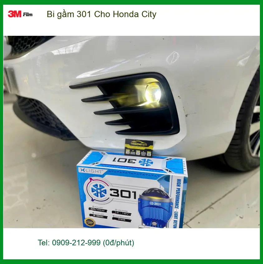 Anh Kiên độ bi gầm 301 cho Honda City Quận 6, tăng sáng vượt trội