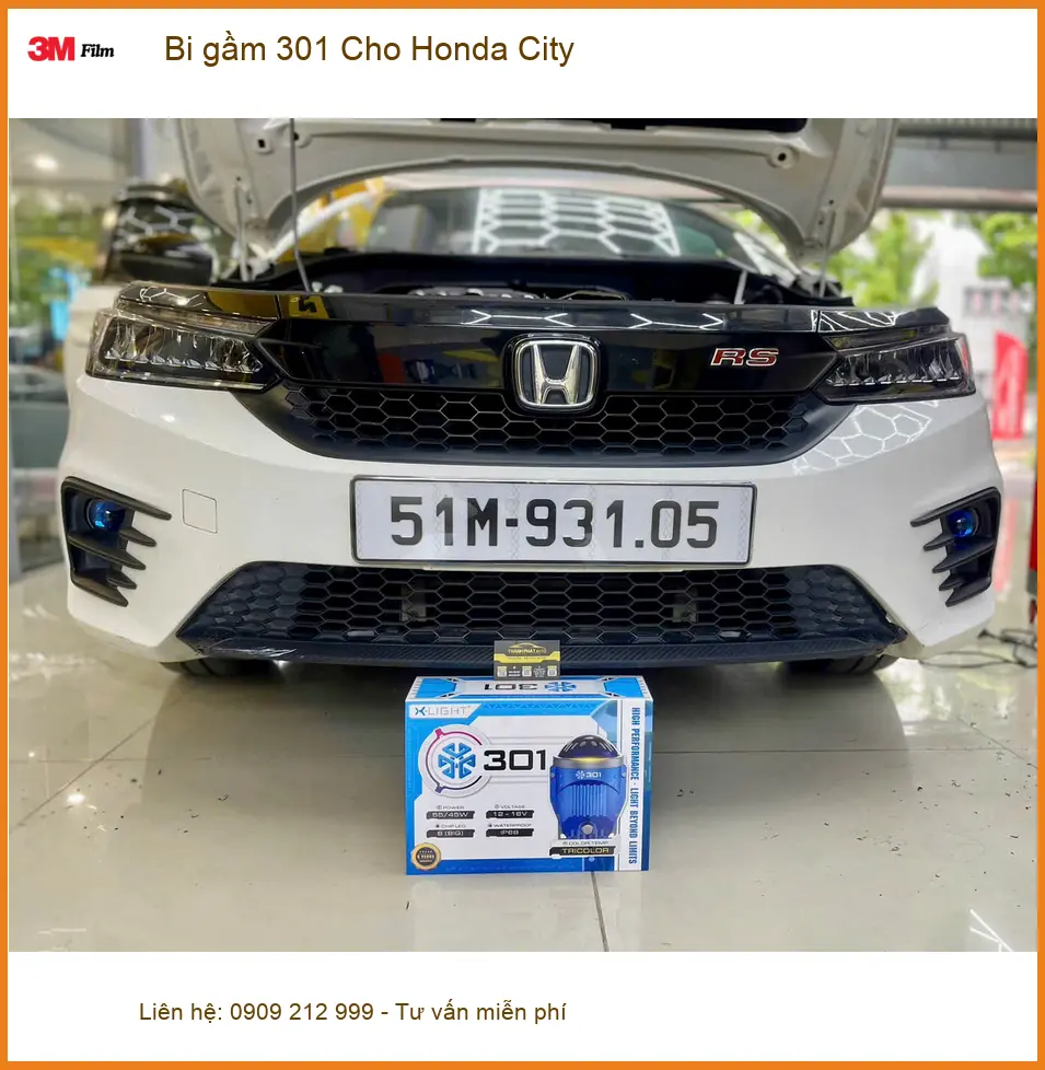 Anh Kiên độ bi gầm 301 cho Honda City Quận 6, tăng sáng vượt trội ảnh thực tế 2