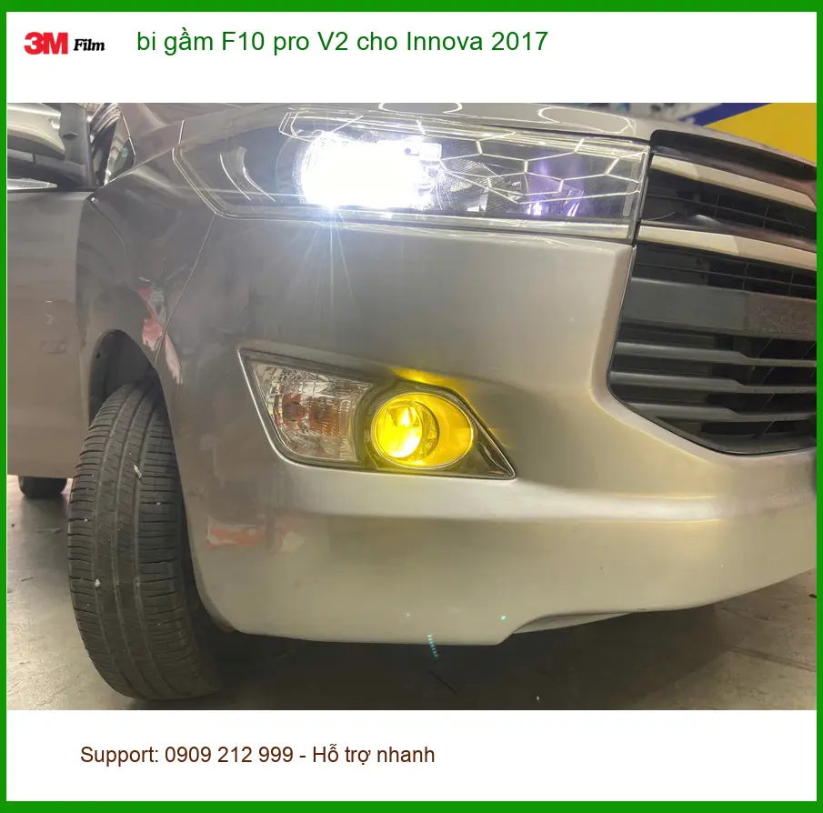 Anh Đức An lắp bi gầm F10 pro V2 cho Innova 2017 tại Quận Tân Bình ảnh thực tế 3