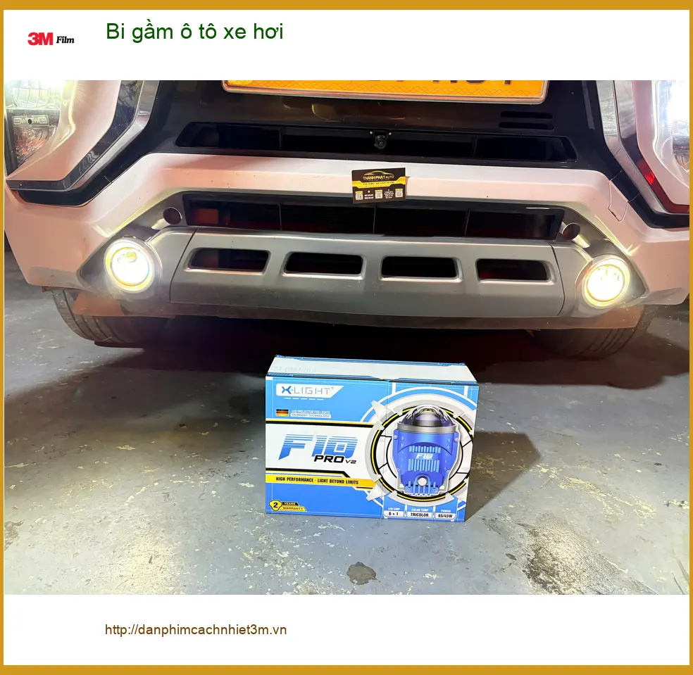 Chú Long độ bi gầm cho Hyundai Accent tại Quận 12 vì đèn zin yếu ảnh thực tế 2