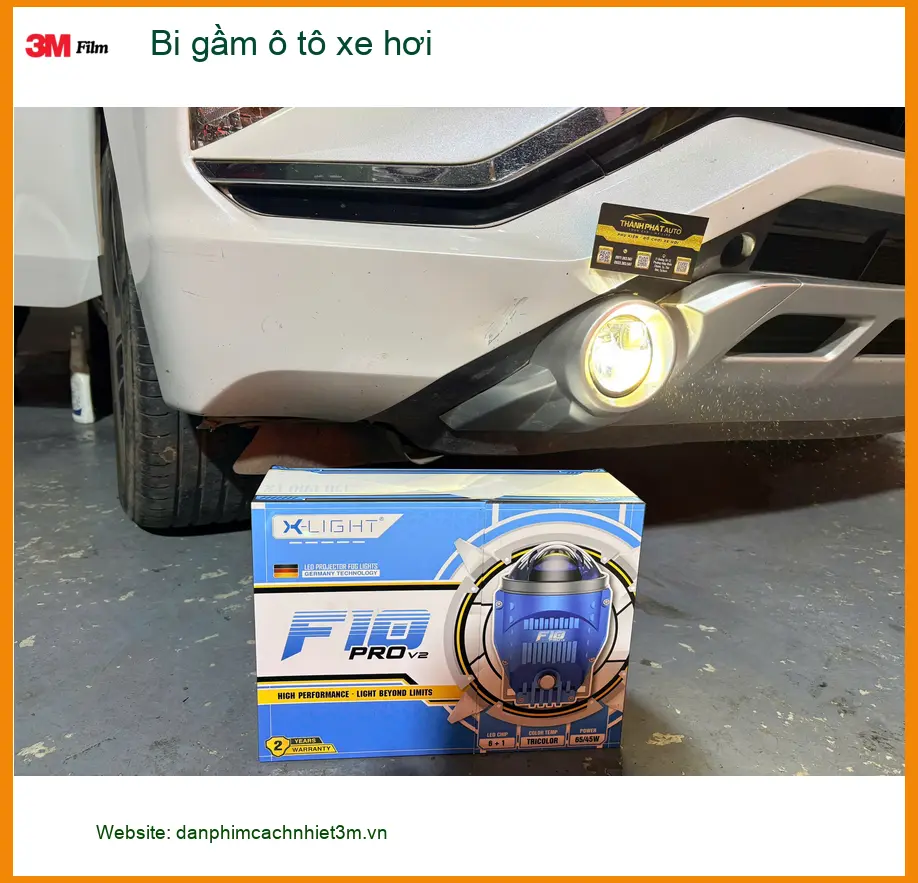 Chị Lan Anh nâng cấp bi gầm Kia Seltos ở Quận Bình Thạnh cải thiện tầm nhìn