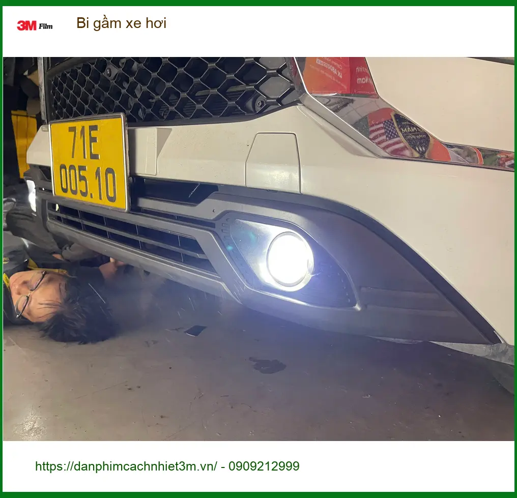 Anh Khang độ bi gầm xe hơi cho Hyundai Creta vì đèn zin yếu khi đi đêm ở Quận 2 ảnh thực tế 3