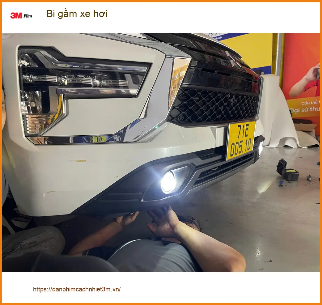 Anh Khang độ bi gầm xe hơi cho Hyundai Creta vì đèn zin yếu khi đi đêm ở Quận 2 ảnh thực tế 4