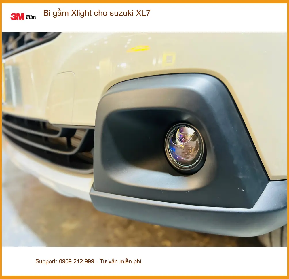 Anh Quang lắp bi gầm Xlight cho Suzuki XL7 để cải thiện tầm nhìn ban đêm tại Quận Gò Vấp ảnh thực tế 2