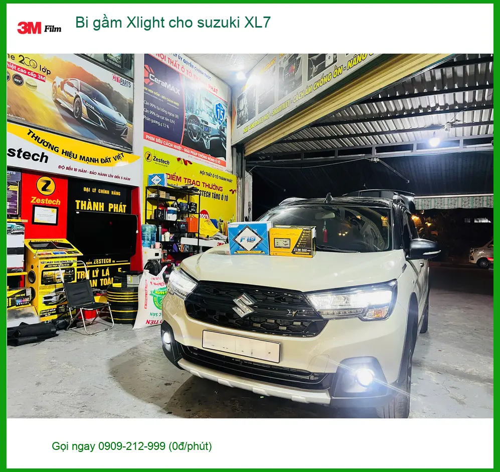 Anh Kiên nâng cấp bi gầm Xlight cho Suzuki XL7 tại Quận 3 vì đèn yếu