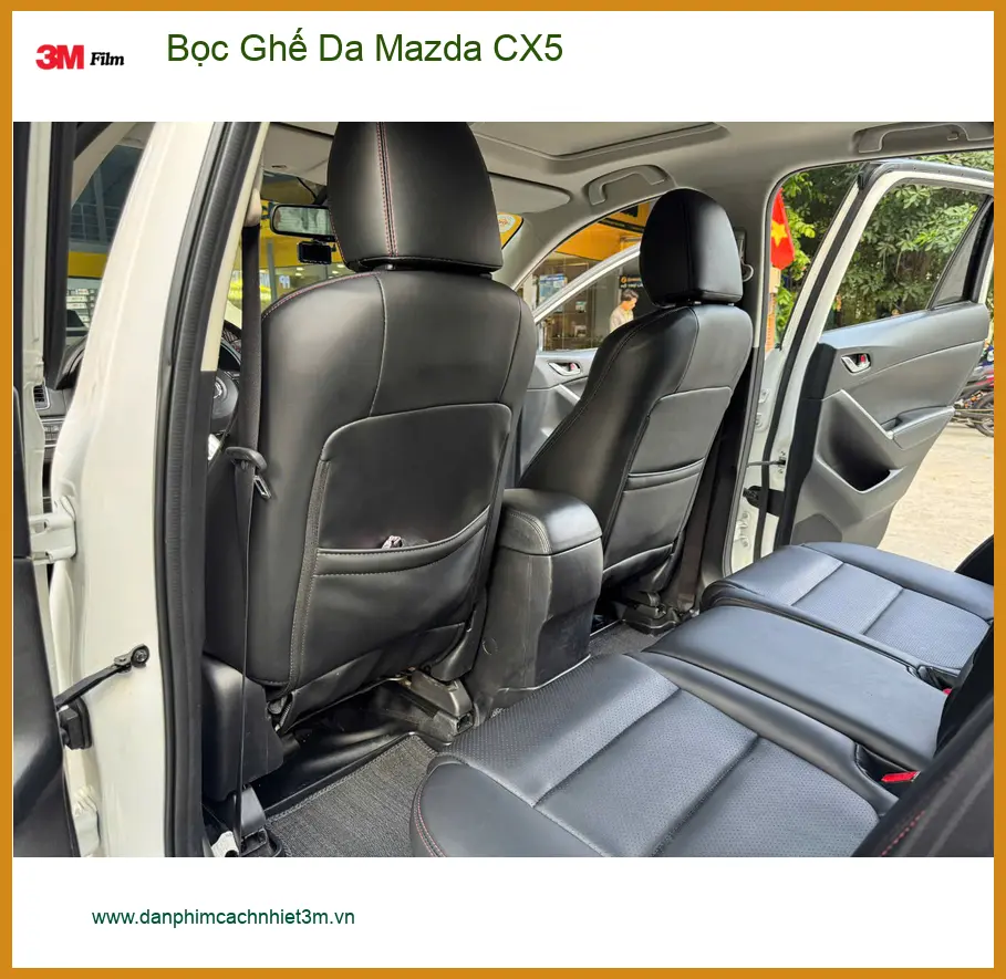 Chị Hải Yến bọc ghế da Mazda CX5 tại Quận Tân Phú để nâng tầm không gian nội thất