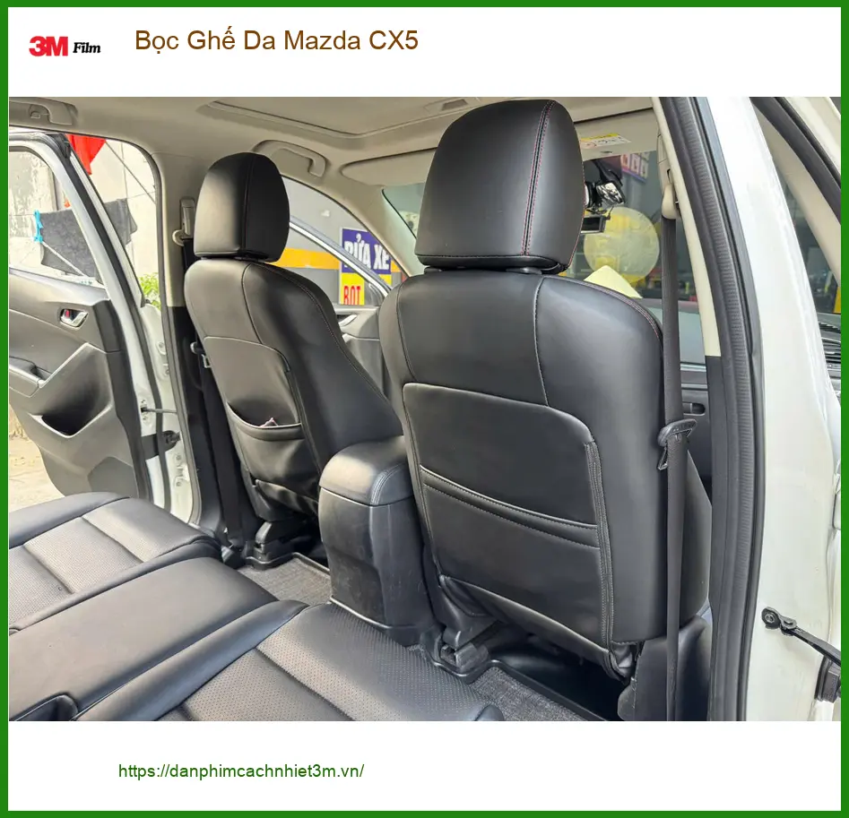 Chị Hải Yến bọc ghế da Mazda CX5 tại Quận Tân Phú để nâng tầm không gian nội thất ảnh thực tế 2