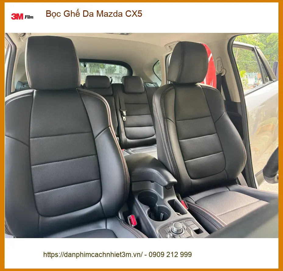 Anh Lâm bọc ghế da Mazda CX5 Quận 4 để nâng tầm nội thất và dễ vệ sinh ảnh thực tế 3