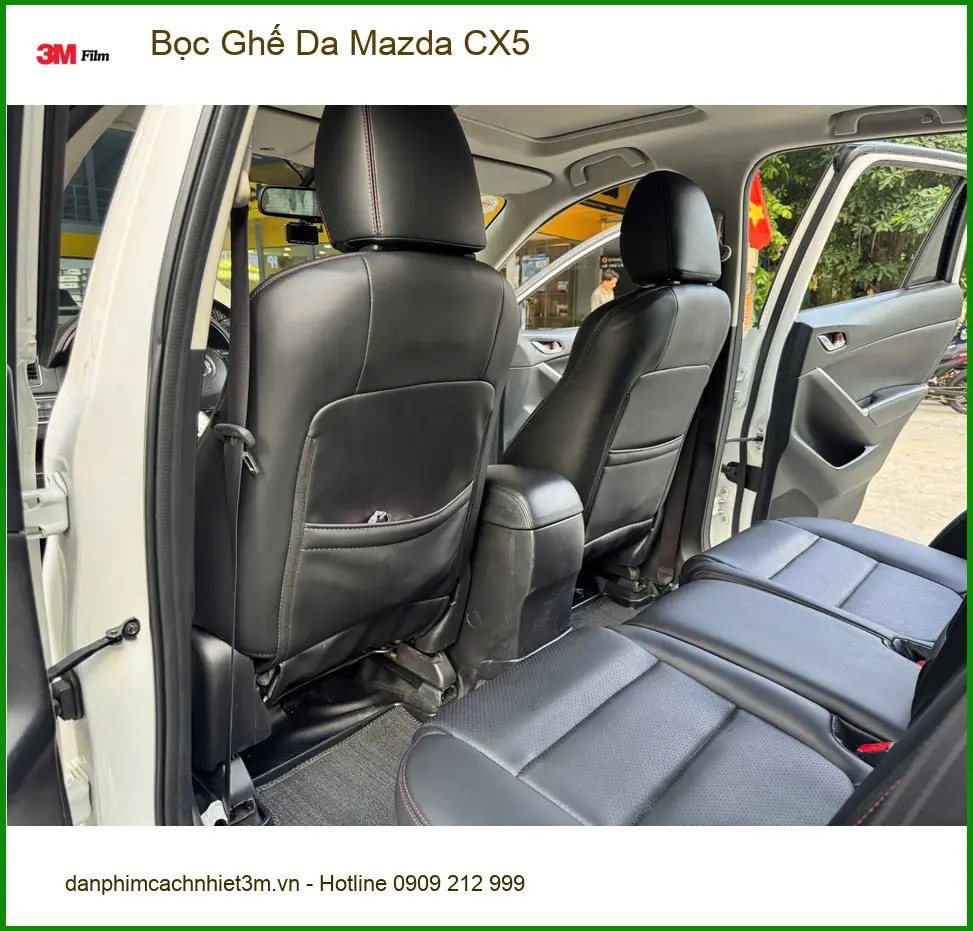 Anh Lâm bọc ghế da Mazda CX5 Quận 4 để nâng tầm nội thất và dễ vệ sinh ảnh thực tế 5
