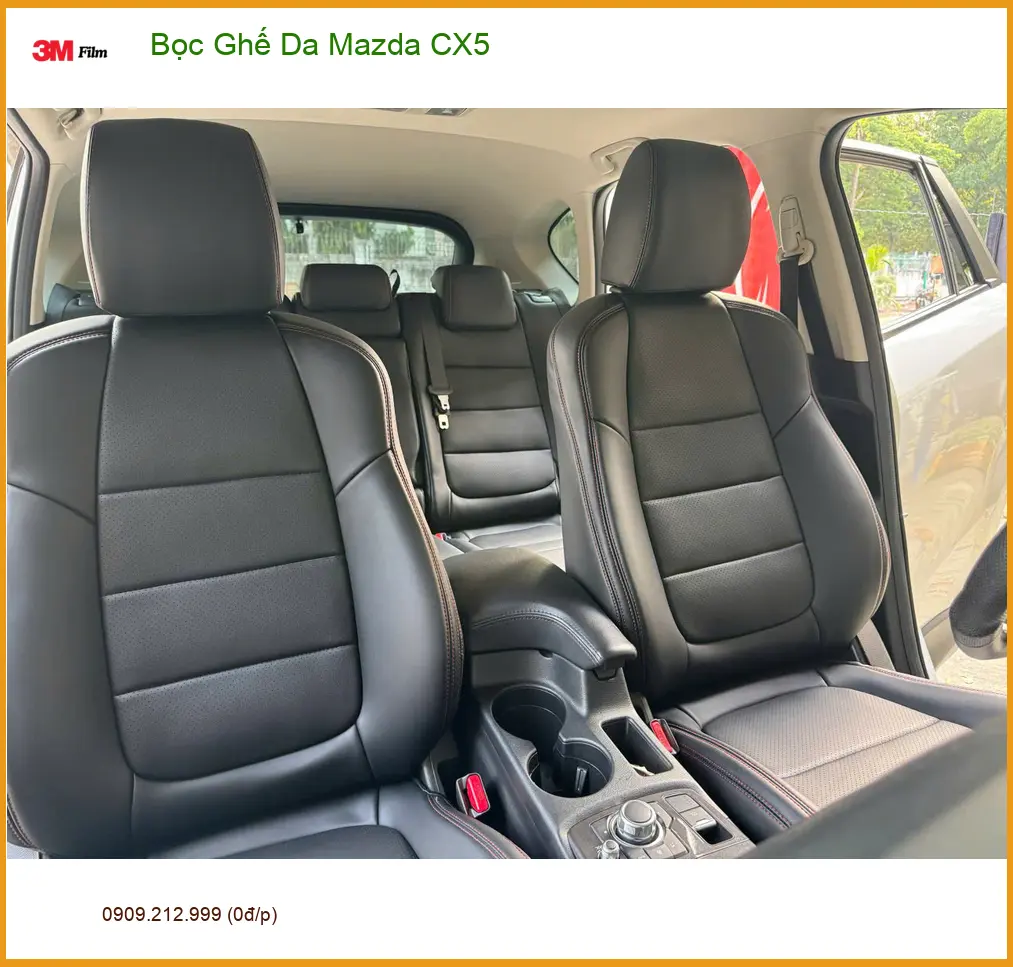 Anh Khải bọc ghế da Mazda CX5 tại Quận 9 để nội thất xe luôn mới và bền đẹp