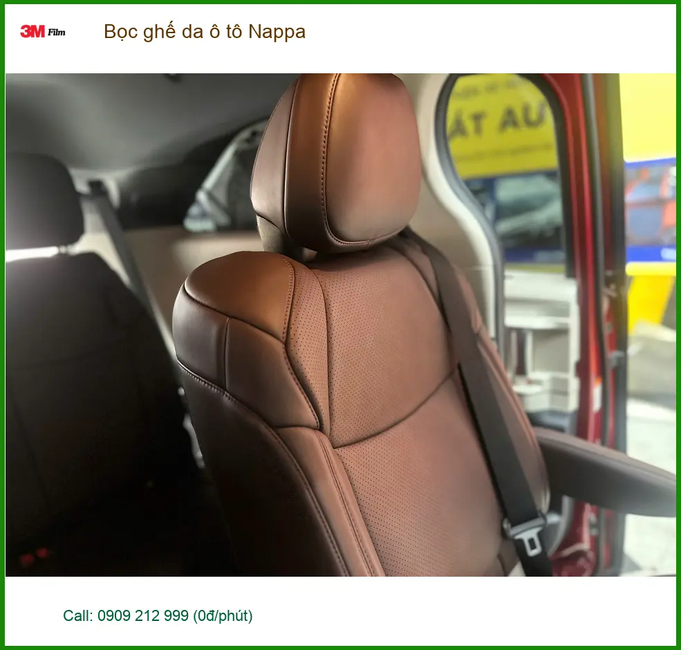 Anh Khang bọc ghế da ô tô Nappa cho Toyota Vios tại Hóc Môn để xe sang trọng hơn ảnh thực tế 4
