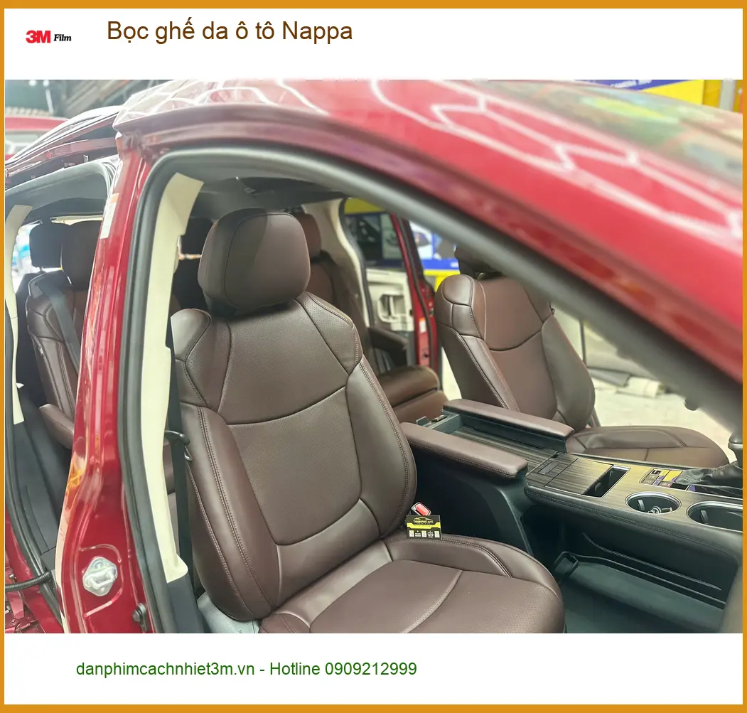 Chị Thanh bọc ghế da ô tô Nappa cho Kia K3 ở Nhà Bè, sang trọng, bền đẹp.