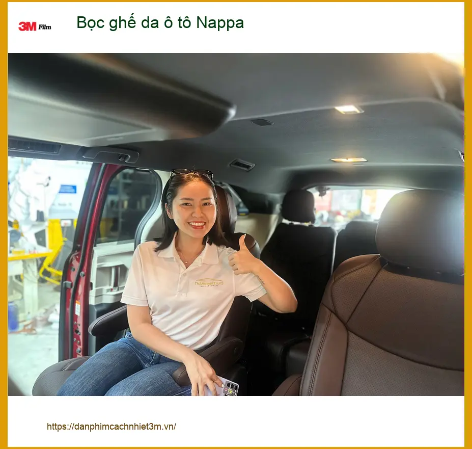 Chị Thanh bọc ghế da ô tô Nappa cho Kia K3 ở Nhà Bè, sang trọng, bền đẹp. ảnh thực tế 2