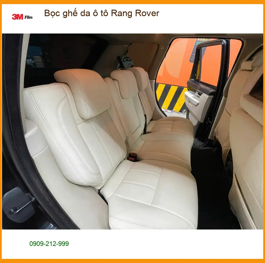 Anh Khải bọc ghế da ô tô Range Rover Quận 12 để nội thất xe thêm sang trọng ảnh thực tế 5
