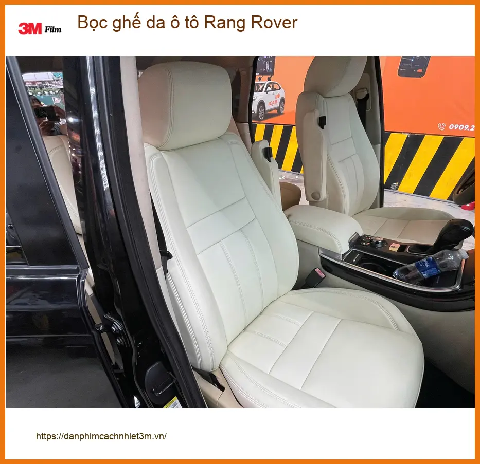 Chú Minh bọc ghế da ô tô Range Rover tại Nhà Bè để nâng tầm khoang lái ảnh thực tế 2