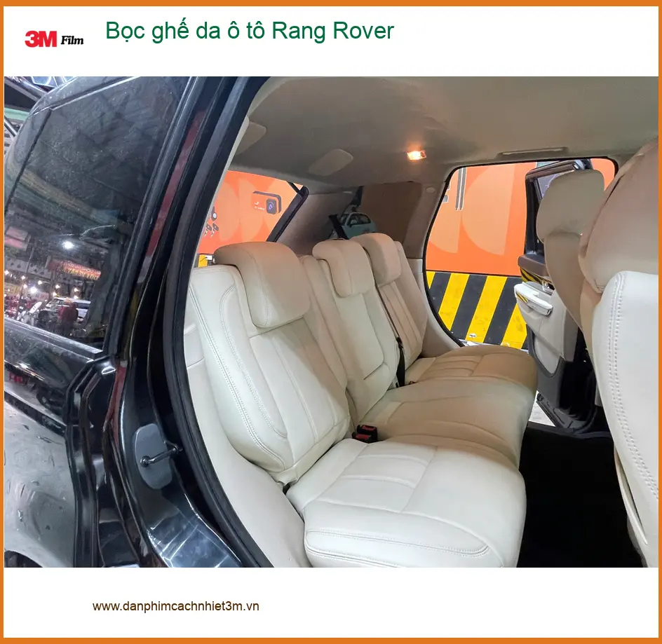 Chú Minh bọc ghế da ô tô Range Rover tại Nhà Bè để nâng tầm khoang lái ảnh thực tế 3