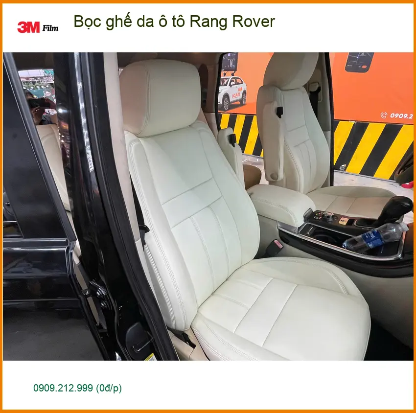 Chú Minh bọc ghế da ô tô Range Rover tại Nhà Bè để nâng tầm khoang lái ảnh thực tế 4